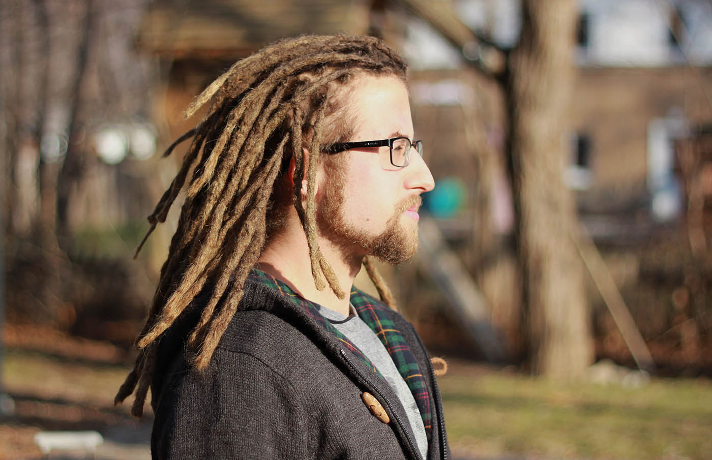 Nice Dreadlocks on a blond guy in Montreal, Canada. Photography and Made by Dreads MTL